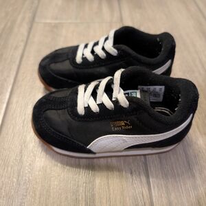 Puma Kids Sneakers Black and White